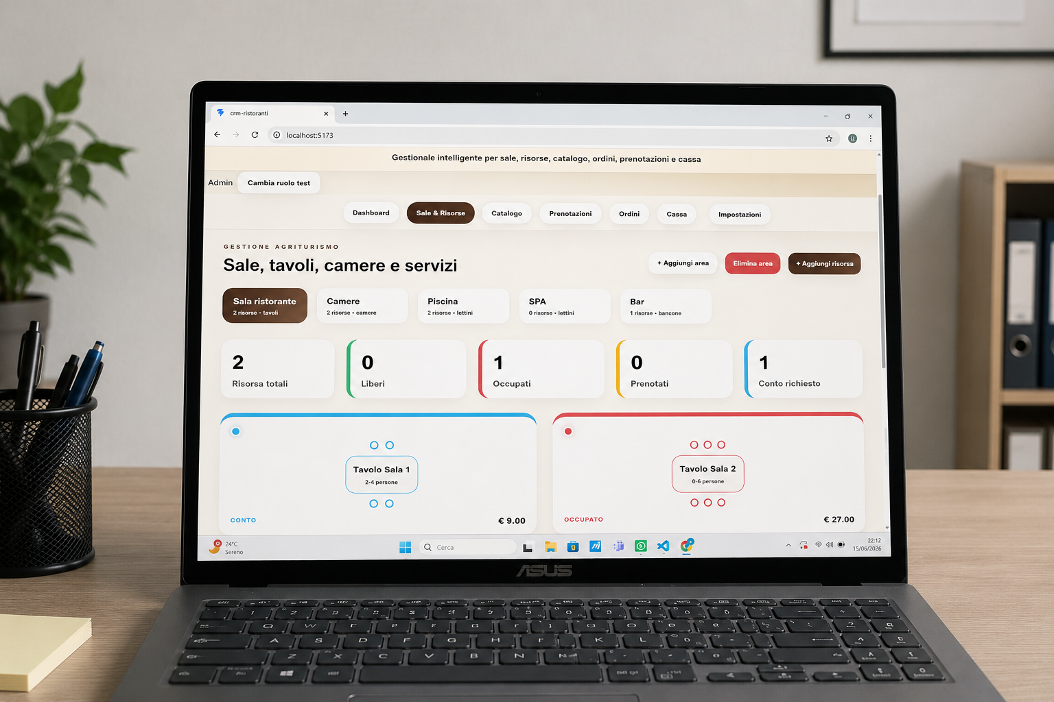Gestionale CRM Hospitality realizzato da La Piramide